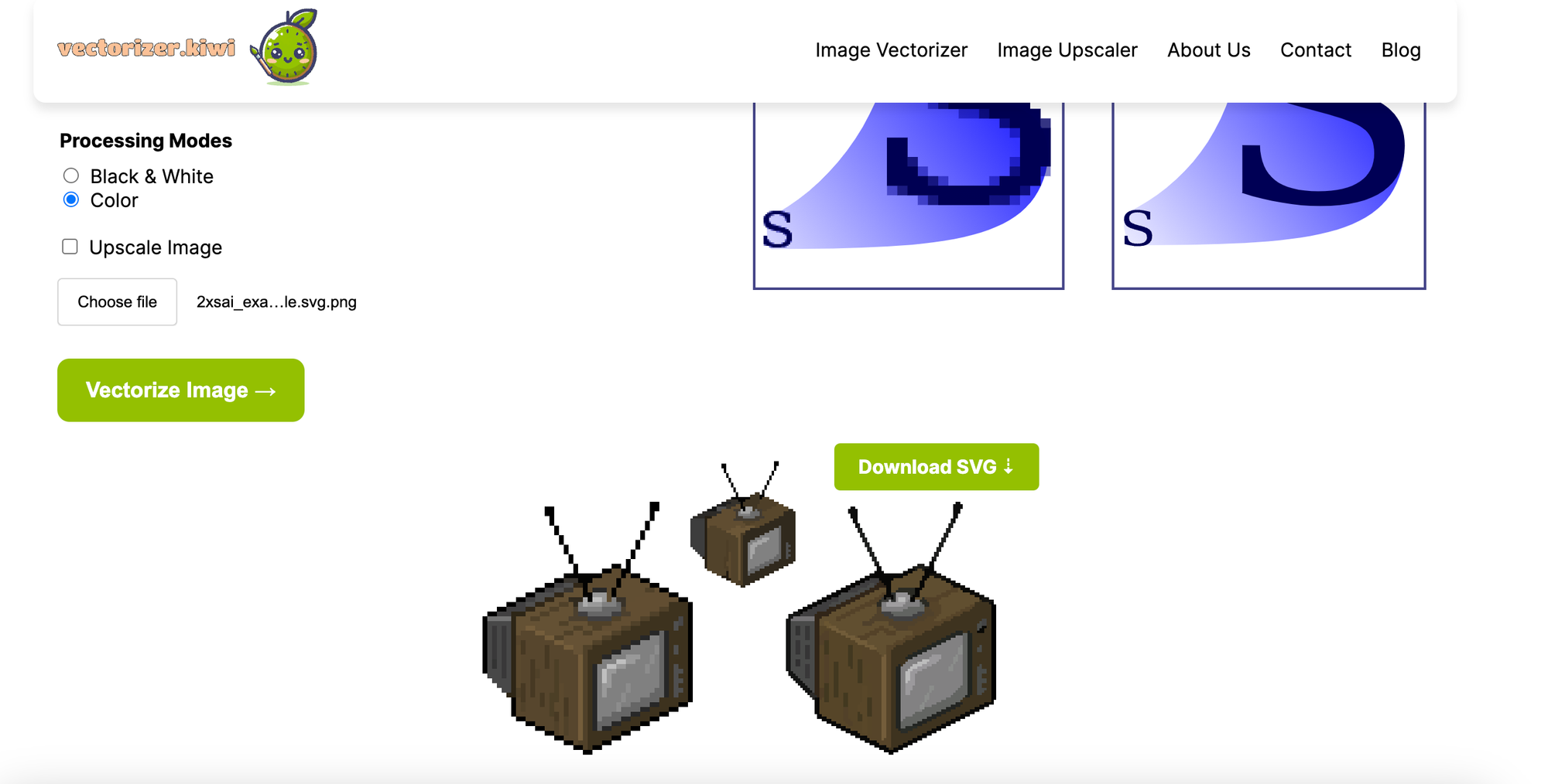 vectorizer.kiwi vectorizer tool