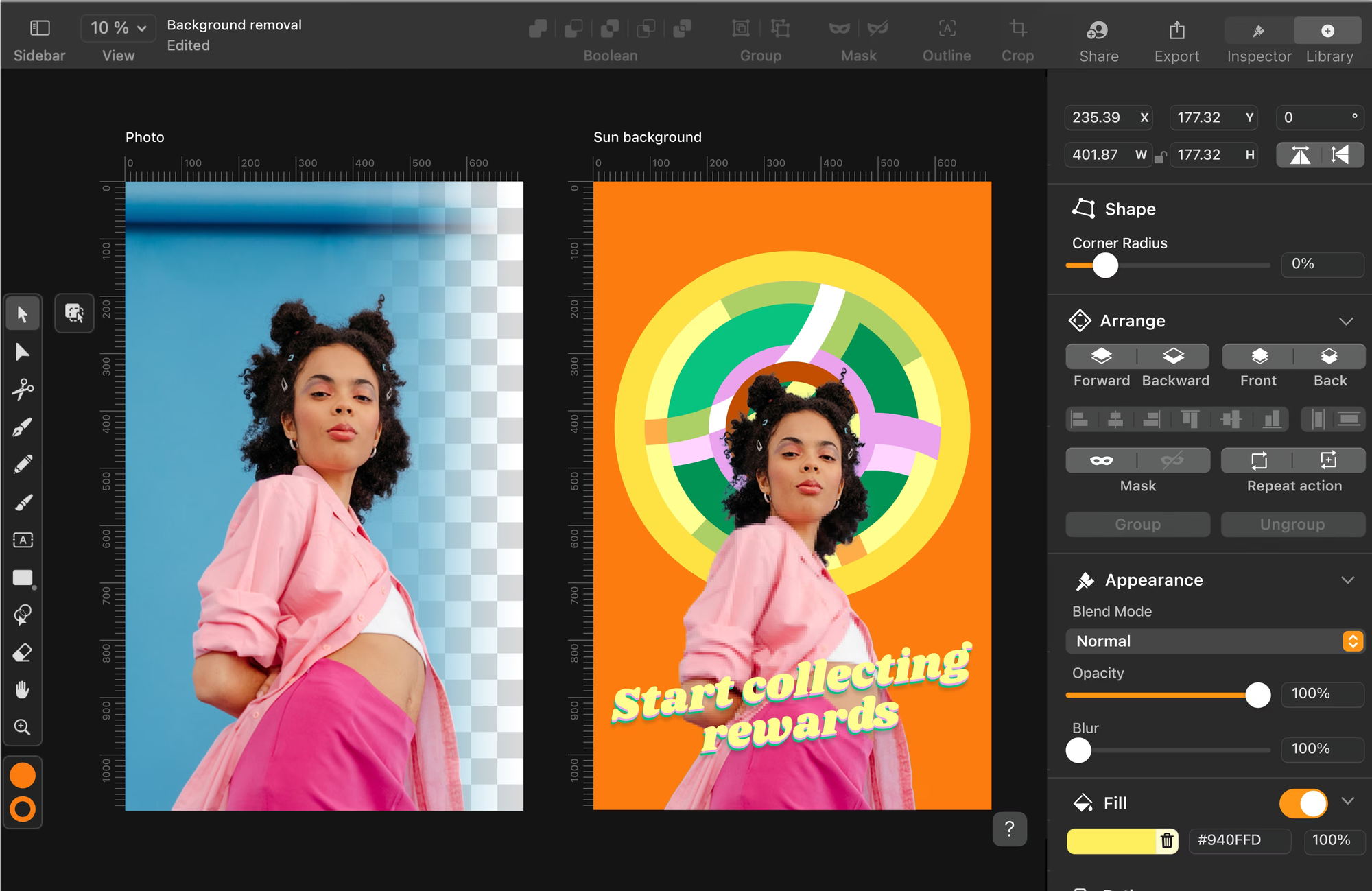 Adobe Illustrator UI